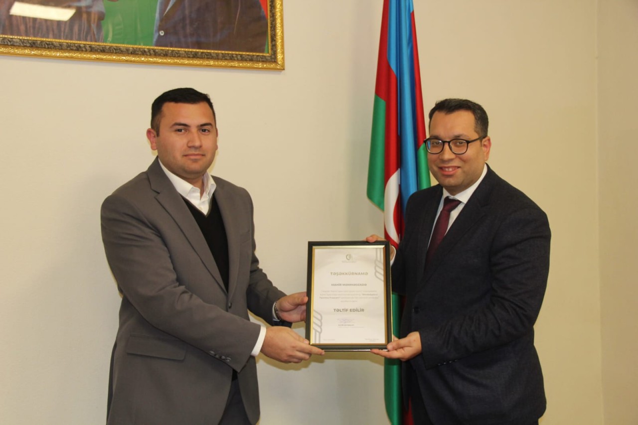 Nazirlik ADAU-nun bir qrup əməkdaşını təltif etdi - FOTOLAR